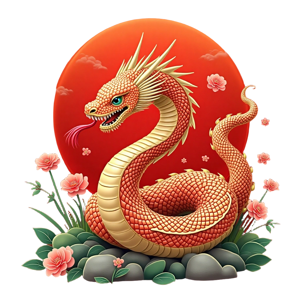 Oriental Dragon in Bloom